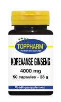 Koreaanse ginseng 4000 mg